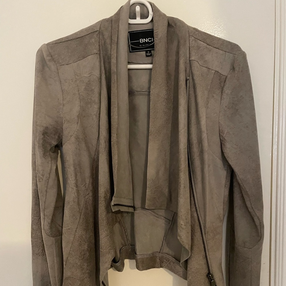 Grey suede jacket / blazer, size S BNCI